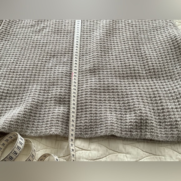 Magaschoni Taupe oatmeal cashmere Cowl Neck Sweater, L - Picture 7 of 9
